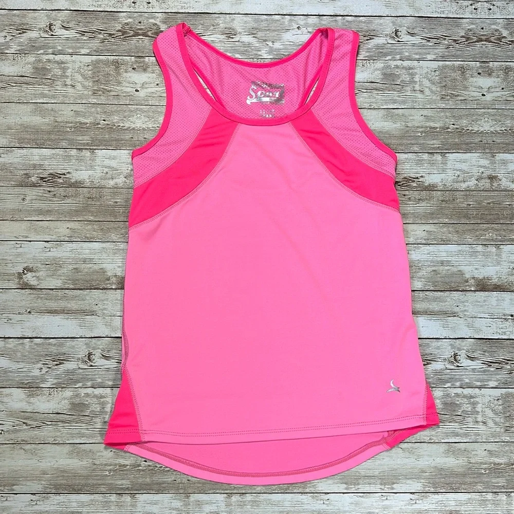Champion Girls Athletic Shorts & Tank Top Bundle sz 10-12 Track Pink Purple